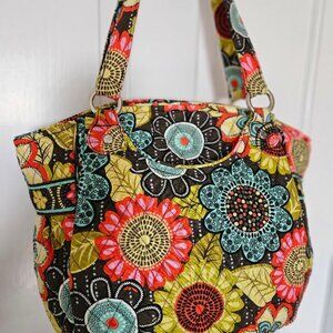 Vera Bradley large floral tote/shoulder bag - 14x8x6